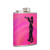 New York Boogie Nights Trumpet Hot roze Heupfles (Rechts)