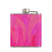 New York Boogie Nights Trumpet Hot roze Heupfles (Achterkant)