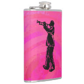 New York Boogie Nights Trumpet Hot roze Heupfles (Rechts)