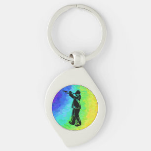 New York Boogie Nights Trumpet Rainbow Sleutelhanger