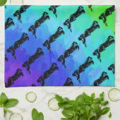 New York Boogie Nights Trumpet Rainbow Theedoek (Gevouwen)