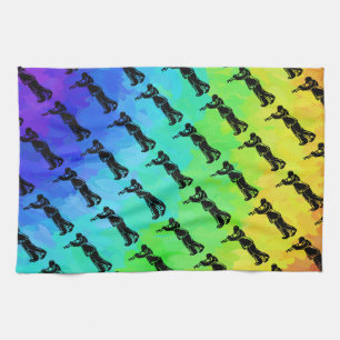 New York Boogie Nights Trumpet Rainbow Theedoek