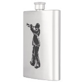 New York Boogie Nights Trumpet Sinaasappel Heupfles (Links)