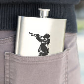 New York Boogie Nights Trumpet Sinaasappel Heupfles (Voorbeeld)