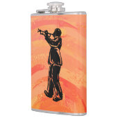 New York Boogie Nights Trumpet Sinaasappel Heupfles (Links)