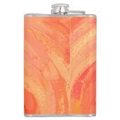 New York Boogie Nights Trumpet Sinaasappel Heupfles (Achterkant)