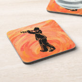 New York Boogie Nights Trumpet Sinaasappel Onderzetter (Linkerzijde)