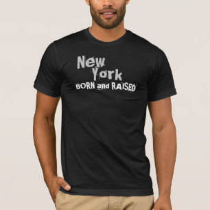 New York BORN en RAISED T-shirt