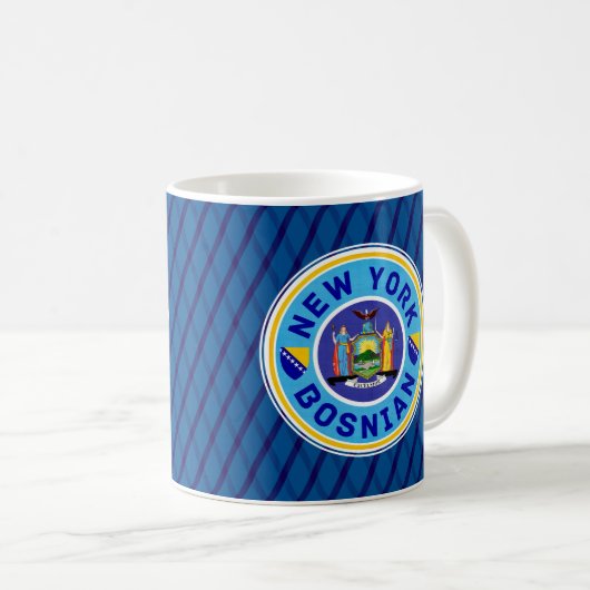 New York Bosnian American Coffee Cup Koffiemok (Voorkant rechts)