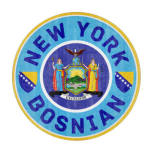 New York Bosnian American Cutting Board Snijplank