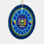 New York Bosnian American Holiday Decoration Keramisch Ornament (Rechts)