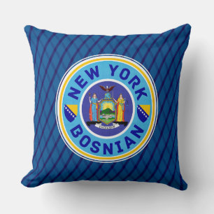 New York Bosnian American Kussen