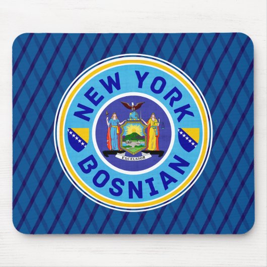 New York Bosnian American Mousemat Muismat (Voorkant)
