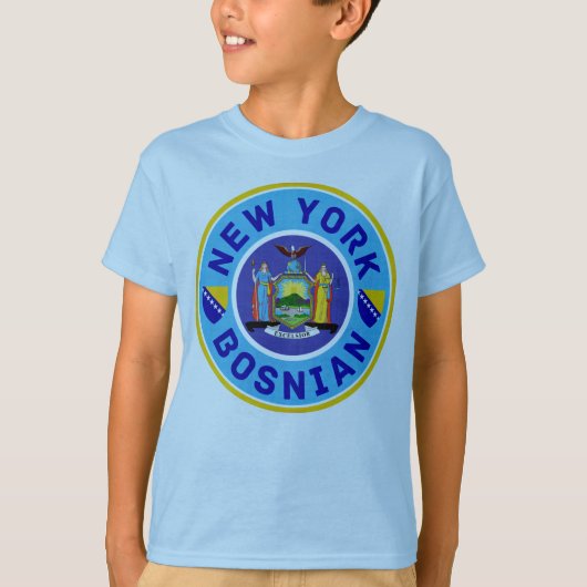 New York Bosnian American T-shirt (Voorkant)