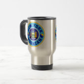 New York Bosnian American Travel Cup Reisbeker (Voorkant links)