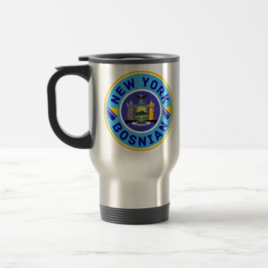 New York Bosnian American Travel Cup Reisbeker (Links)