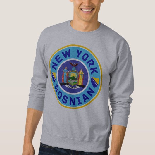 New York Bosnian American Trui (Voorkant)