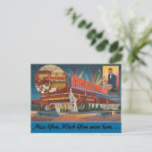 New York, Boulevard Tavern, Supper Club Briefkaart (Staand voorkant)