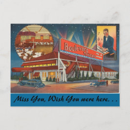 New York, Boulevard Tavern, Supper Club Briefkaart