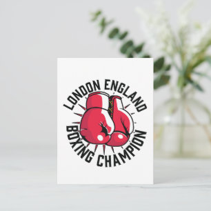 New York Boxing logo Briefkaart