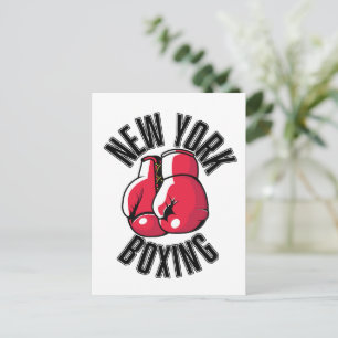 New York Boxing logo Briefkaart