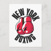 New York Boxing logo Briefkaart (Voorkant)