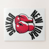 New York Boxing logo Legpuzzel (Horizontaal)