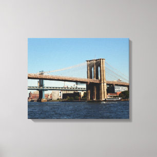 NEW YORK BRIDGES DUBBELE WRAPPED CANVAS WALL PHOTO