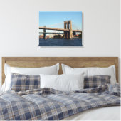 NEW YORK BRIDGES DUBBELE WRAPPED CANVAS WALL PHOTO AFDRUK (Insitu (Slaapkamer))