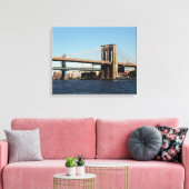 NEW YORK BRIDGES DUBBELE WRAPPED CANVAS WALL PHOTO AFDRUK (Insitu (Woonkamer))