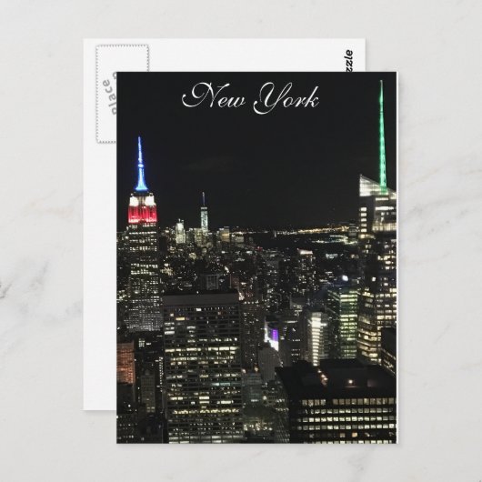 New York briefkaart (Voorkant / Achterkant)