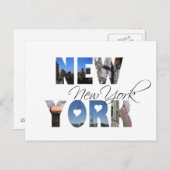 New York Briefkaart (Voorkant / Achterkant)