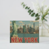 New York Briefkaart (Staand voorkant)