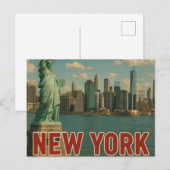 New York Briefkaart (Voorkant / Achterkant)
