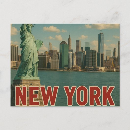 New York Briefkaart (Voorkant)