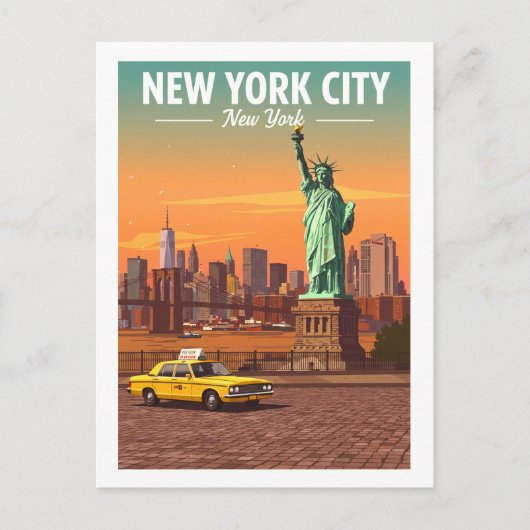 New York Briefkaart (Voorkant)