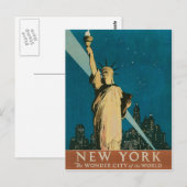 New York Briefkaart (Voorkant / Achterkant)