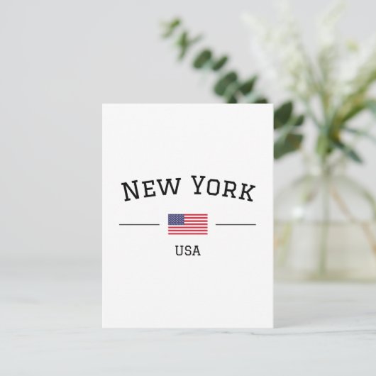New York Briefkaart (Staand voorkant)