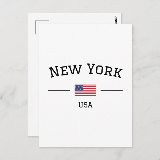 New York Briefkaart (Voorkant / Achterkant)