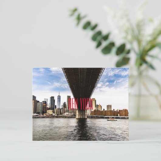 New York Briefkaart (Staand voorkant)