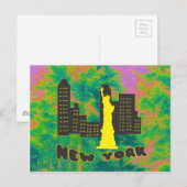 New York Briefkaart (Voorkant / Achterkant)