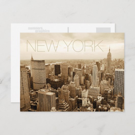 new york briefkaart (Voorkant / Achterkant)