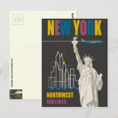 New York Briefkaart (Voorkant / Achterkant)