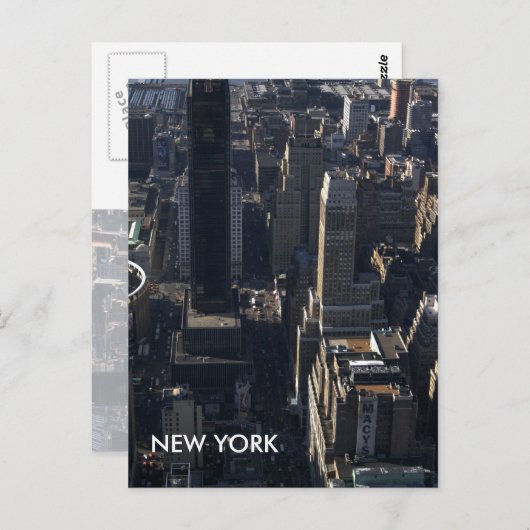 New York Briefkaart (Voorkant / Achterkant)