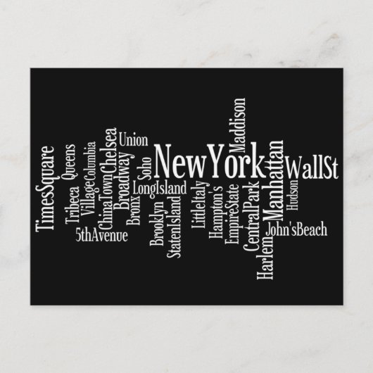 New York Briefkaart (Voorkant)