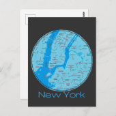 New York Briefkaart (Voorkant / Achterkant)