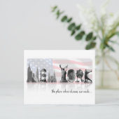 New York Briefkaart (Staand voorkant)