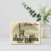 New York Briefkaart (Staand voorkant)