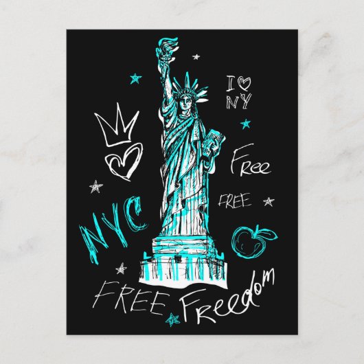 New York Briefkaart (Voorkant)