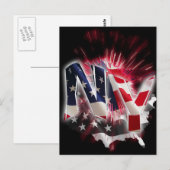 NEW YORK BRIEFKAART (Voorkant / Achterkant)